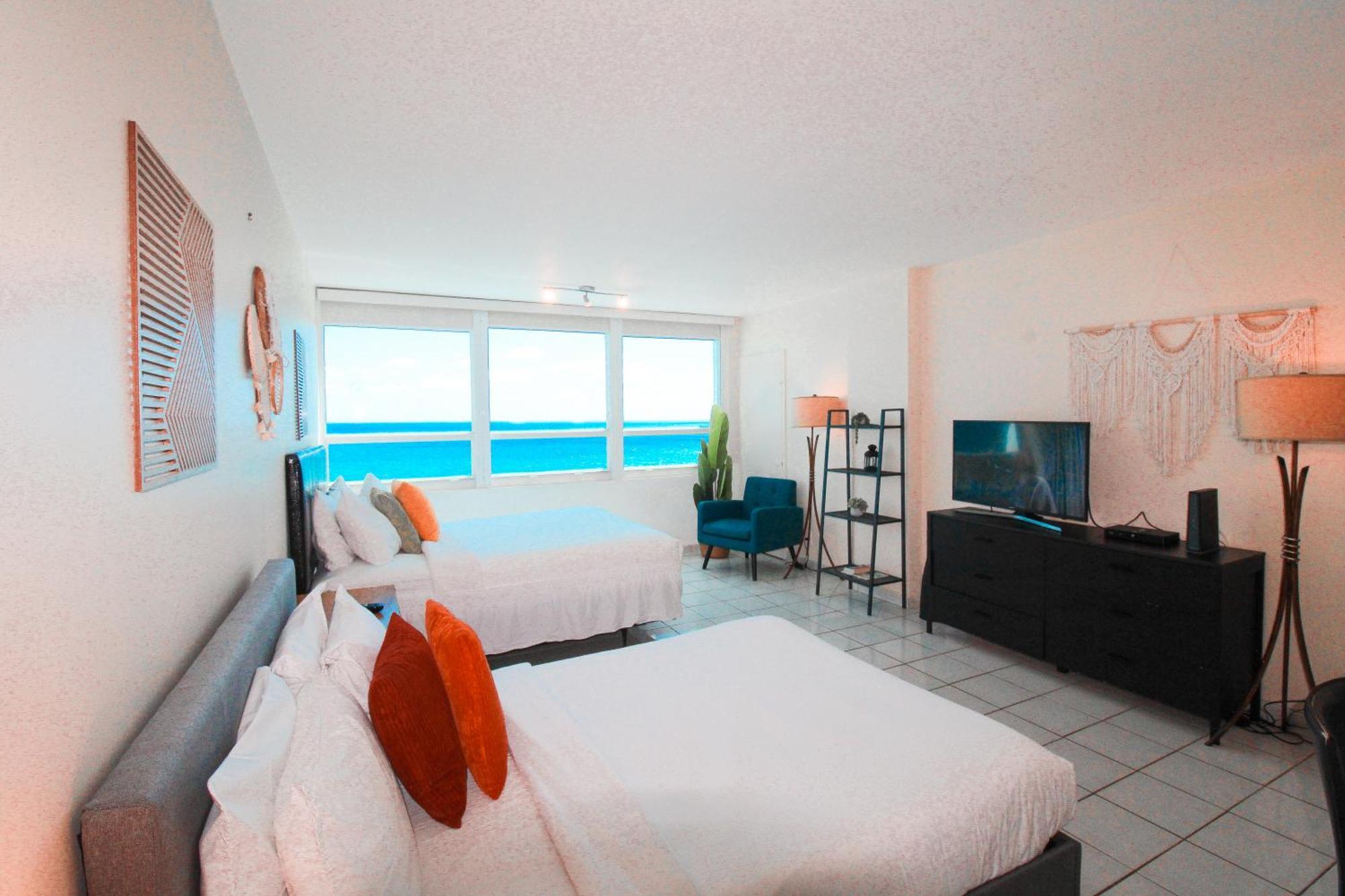 Castle 1733 Ocean View Studio With Direct Beach Access, Pool, Tennis & Free Parking Miami Beach Buitenkant foto